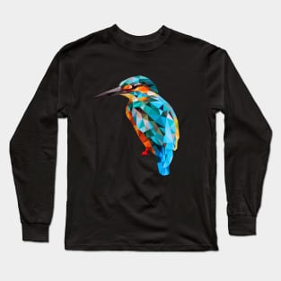 Kingfisher Bird Long Sleeve T-Shirt